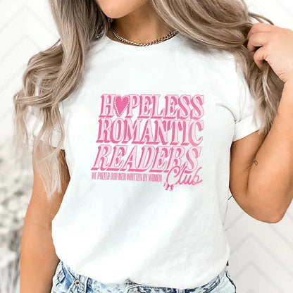 Hopeless Romantic Readers Club T-Shirts